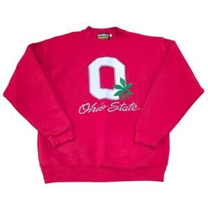 Vintage BeeWear Ohio State Buckeyes Crewneck Sweatshirt Red size Small Pullover